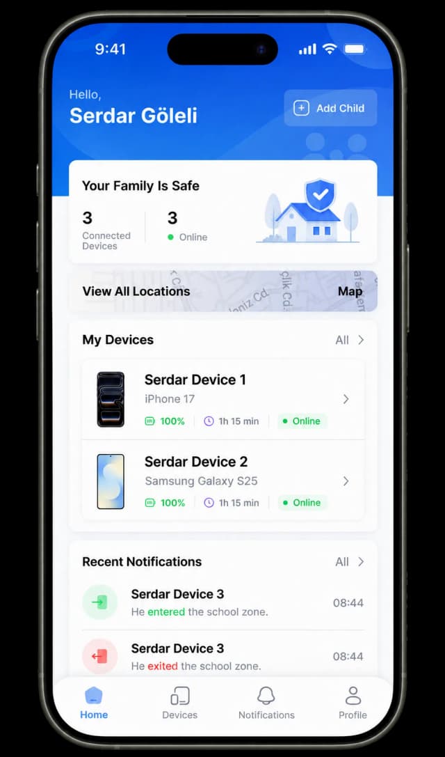 Gardiyan Family parent app