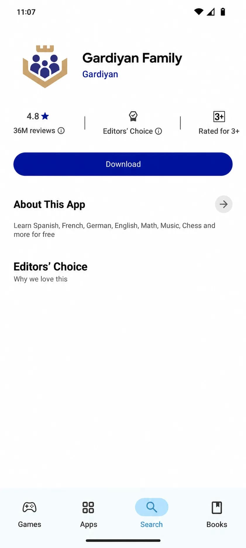 Download the App app screen